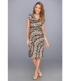 Calvin Klein Vestido Estampado Ruched